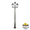 Миниатюра фото садово-парковый фонарь fumagalli ricu bisso/rut 3l e26.157.s30.vye27 | 220svet.ru