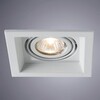 Миниатюра фото встраиваемый светильник arte lamp a6661pl-1wh | 220svet.ru