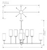 Миниатюра фото подвесная люстра kutek mood empoli emp-zwl-8(z) | 220svet.ru