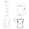 Миниатюра фото заглушка deko-light end cap h-au-02-08 set 2 pcs 979100 | 220svet.ru