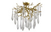 Миниатюра фото потолочная люстра crystal lux reina pl5 d600 gold pearl | 220svet.ru