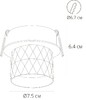 Миниатюра фото встраиваемый светильник arte lamp a5562pl-1bk | 220svet.ru