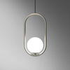 Миниатюра фото подвесной светильник imperium loft matthew mccormick hoop 40 chrome mila pendant 212753-22 | 220svet.ru