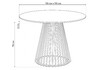 Миниатюра фото керамический стол woodville нэнси 110 krater perla repose / черный 625592 | 220svet.ru