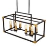 Миниатюра фото подвесная люстра lumina deco waldorf ldp 1140-8 bk+md | 220svet.ru