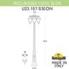 Миниатюра фото садово-парковый фонарь fumagalli ricu bisso/cefa 3l dn u23.157.s30.vxf1rdn | 220svet.ru