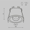 Миниатюра фото встраиваемый светильник maytoni dip t dl128-10w4k-w | 220svet.ru