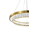 Миниатюра фото подвесной светодиодный светильник indigo riva 12045/1p brass v000102l | 220svet.ru