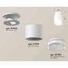 Миниатюра фото комплект накладного светильника ambrella light techno spot xs7510045 swh/fr/cl белый песок/белый матовый/прозрачный (n7925, c7510, n7160) | 220svet.ru