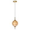 Миниатюра фото подвесной светильник loft it helix 10421/b amber | 220svet.ru