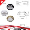 Миниатюра фото светильник встраиваемый reluce technical 53025-9.0-001rld gx53 gd | 220svet.ru