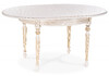 Миниатюра фото стол деревянный раскладной woodville брейзер молочный / золото 483906 | 220svet.ru