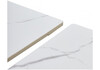 Миниатюра фото керамический стол раскладной woodville estebio 160 gloss statuario white solid ceramic / серый металлик 593891 | 220svet.ru