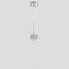 Миниатюра фото подвесной светильник crystal lux glass sp3w led chrome | 220svet.ru