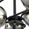 Миниатюра фото потолочная люстра lumion camilie 8060/6c черный | 220svet.ru