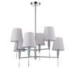 Миниатюра фото потолочная люстра на штанге lumion karmen 8279/6 хром | 220svet.ru