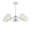 Миниатюра фото потолочная люстра на штанге freya gino fr5108pl-05ch | 220svet.ru