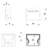 Миниатюра фото заглушка deko-light end cap h-au-01-08 set 2 pcs 979081 | 220svet.ru