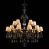 Миниатюра фото подвесной светильник loft it grace 10203/12+6 black | 220svet.ru