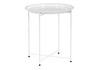 Миниатюра фото журнальный стол woodville tray 47х51 white 15393 | 220svet.ru