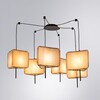 Миниатюра фото потолочная люстра arte lamp trixie a7084sp-6bk | 220svet.ru
