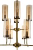 Миниатюра фото подвесная люстра indigo 13014/12r brass v000254 | 220svet.ru