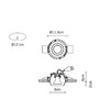 Миниатюра фото встраиваемый светильник fabbian tools f19f4001 | 220svet.ru
