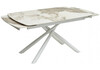 Миниатюра фото стол раскладной woodville rivoli pandora sintered stone / white 493167 | 220svet.ru