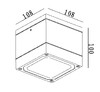 Миниатюра фото потолочный светильник deko-light mob square ii anthracite 730410 | 220svet.ru