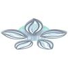 Миниатюра фото потолочная светодиодная люстра profit light 8021/5 wht | 220svet.ru