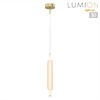 Миниатюра фото бра-подвсной светильник lumion trendy 8259/15wcl золото | 220svet.ru