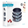 Миниатюра фото набор из 3-х форм для выпекания серебристый kc kitchen craft | 220svet.ru