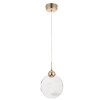 Миниатюра фото подвесной светодиодный светильник crystal lux cielo sp3w led gold | 220svet.ru