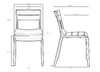 Миниатюра фото набор 2 шт стул обеденный dobrin tim lmzl-pp902-n2-13455 | 220svet.ru