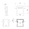 Миниатюра фото заглушка deko-light end cap h-et-02-12 set 2 pcs 979071 | 220svet.ru