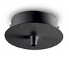 Миниатюра фото основание для светильника ideal lux rosone metallo 1 luce nero | 220svet.ru
