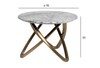 Миниатюра фото стол журнальный garda decor 57el-stol/zh-790b | 220svet.ru